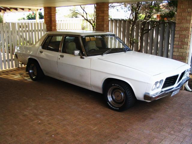 HQ Holden in Glacier White — Statesman Custom Sedan