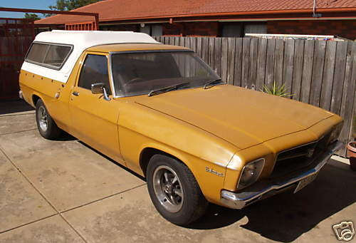 HQ Holden in San Remo Gold — Belmont Coupe-Utility