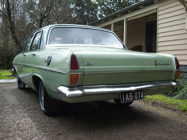 HR Holden in Finisterre Green — Special Sedan