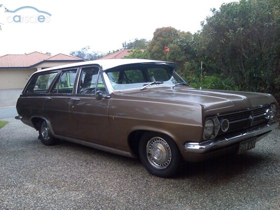 HR Holden in Grecian White over Savannah Bronze Met — Premier Station Sedan
