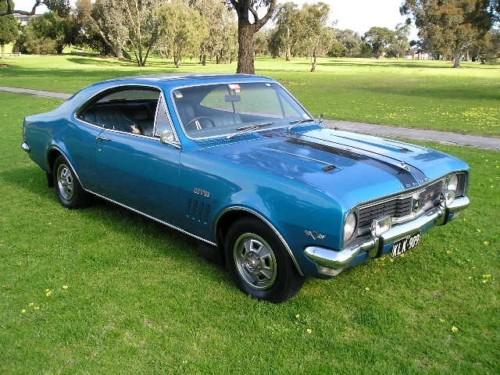 HT Holden in Monza Blue Met — Monaro GTS Coupe