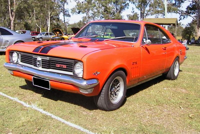 HT Holden in Sebring Orange — Monaro GTS Coupe