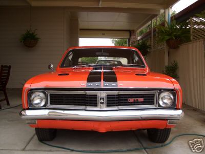 HT Holden in Sebring Orange — Monaro GTS Coupe