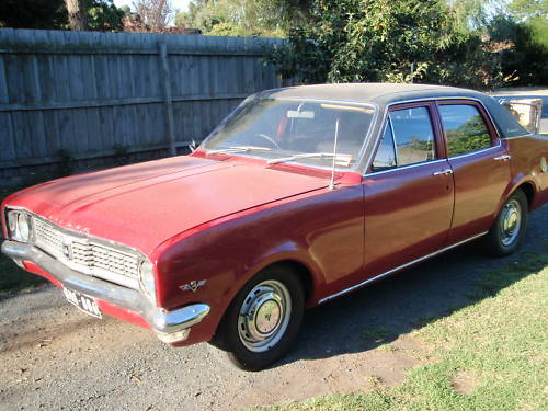 HT Holden in Spanish Red — Kingswood Sedan