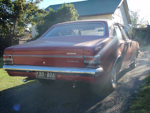 HT Holden in Spanish Red — Kingswood Sedan
