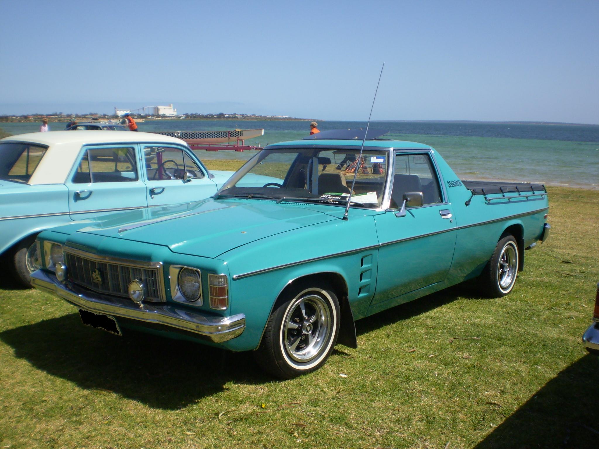 HX Holden in Aquarius — Holden Coupe Utility