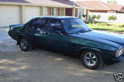 HX Holden in Jade Green Met — Monaro GTS Sedan