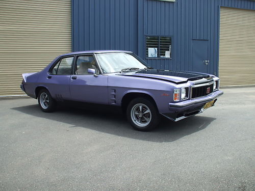 HX Holden in Royal Plum Met — Monaro GTS Sedan