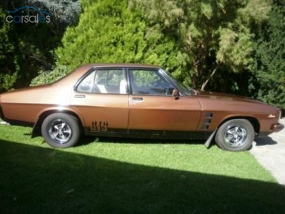 HX Holden in Sierra Tan Met — Monaro GTS Sedan
