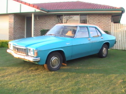 HX Holden in Aquarius — Kingswood Sedan