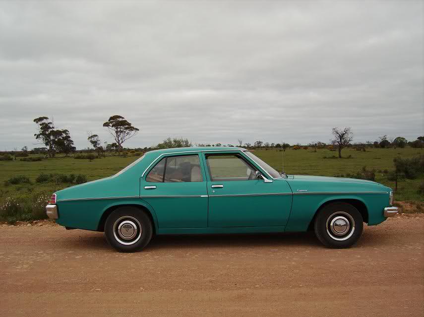 HX Holden in Aquarius — Kingswood Sedan