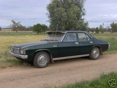 HX Holden in Jade Green Met — Kingswood Sedan