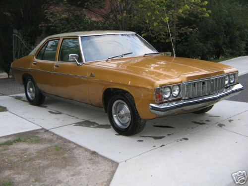 HX Holden in Sepia Met over Contessa Gold Met — Premier Sedan