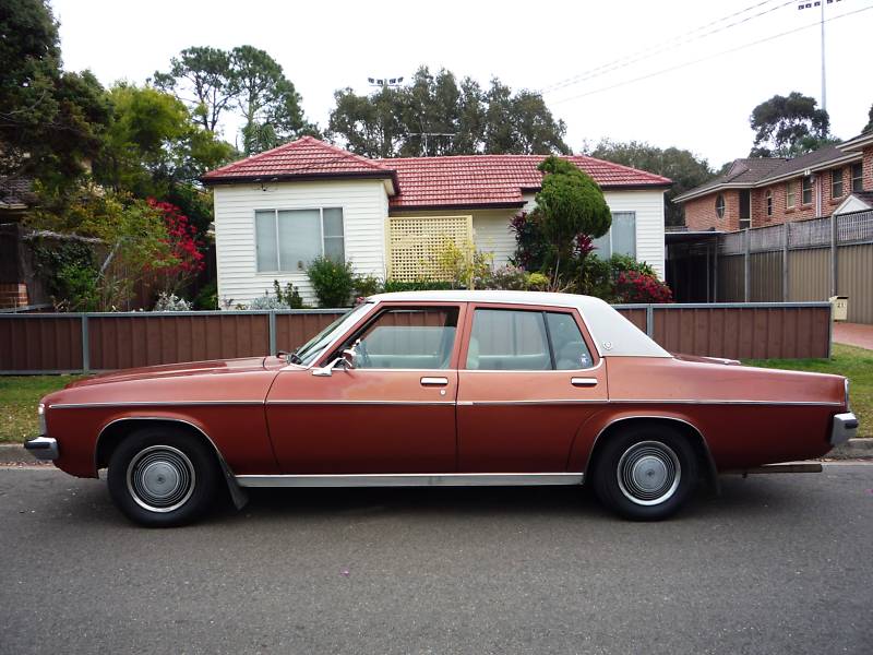 HX Holden in Persian Sand Met — Statesman DeVille Sedan
