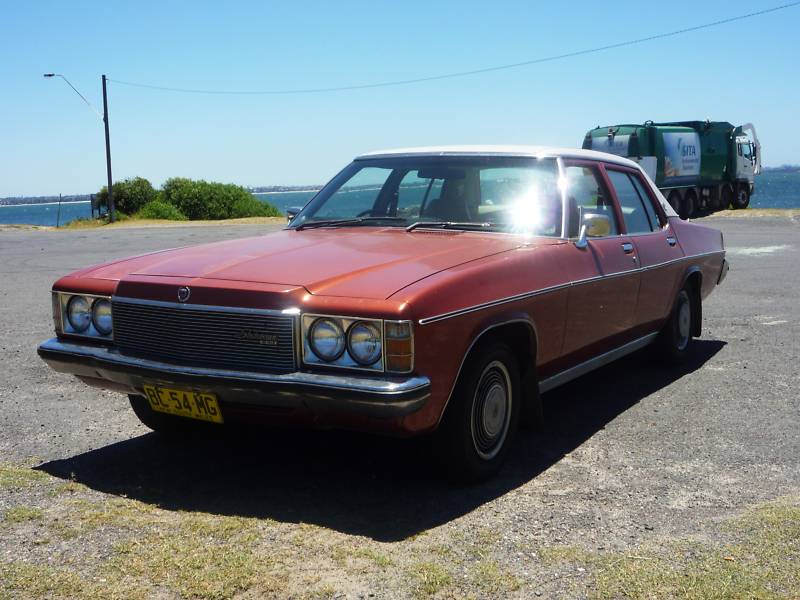 HX Holden in Persian Sand Met — Statesman DeVille Sedan