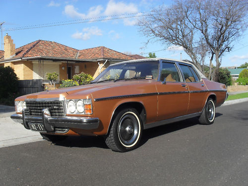 HZ Holden in Moroccan Bronze Met — Statesman Caprice Sedan