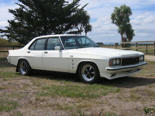 HZ Holden in Palais White — GTS Sedan
