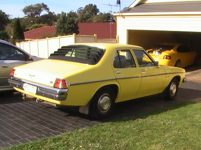 HZ Holden in Jasmine Yellow — Kingswood SL Sedan