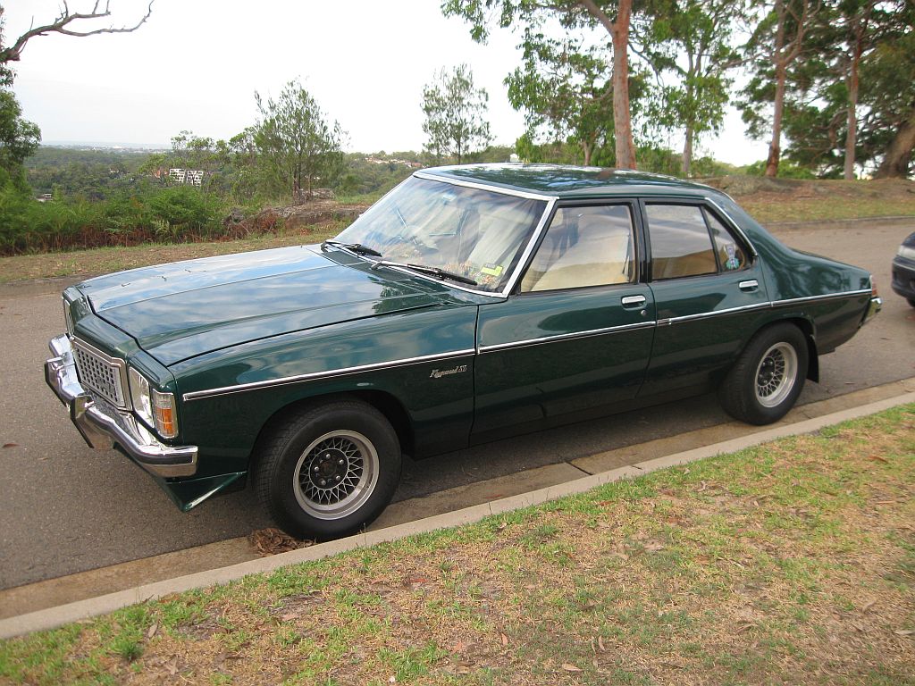 HZ Holden in Malachite Met — Kingswood SL Sedan