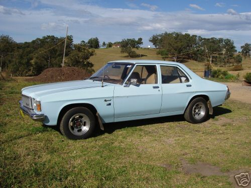 HZ Holden in Opaline Blue — Kingswood SL Sedan