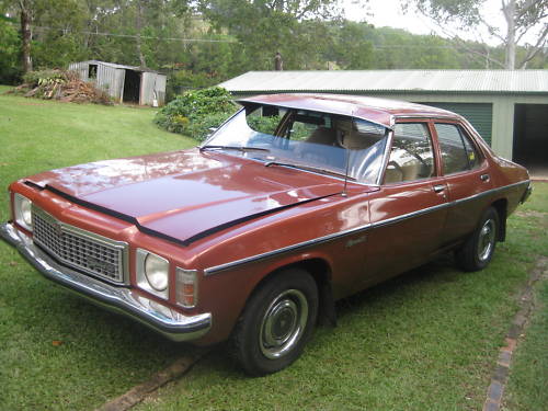 HZ Holden in Persian Sand Mk2 Met — Kingswood SL Sedan