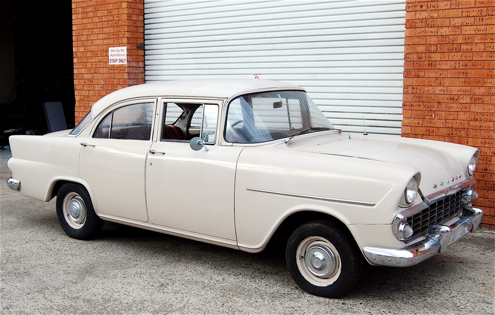 EK Holden in Kiewa Grey (State Electricity Commission. Vic) — Standard Sedan
