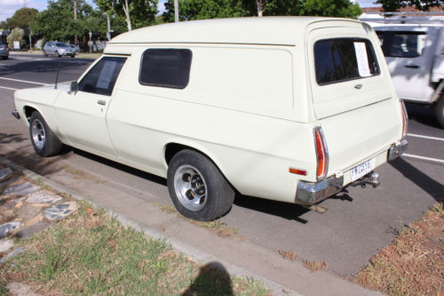 HZ Holden in Chamois — Holden Panel Van