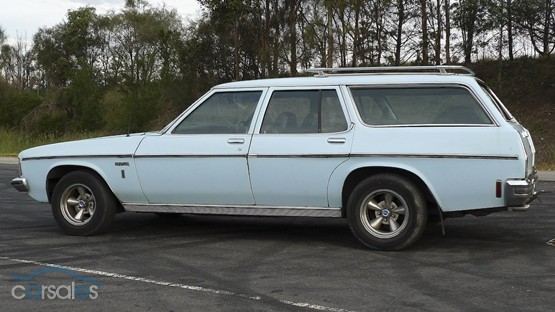 HZ Holden in Opaline Blue — Premier Station Wagon