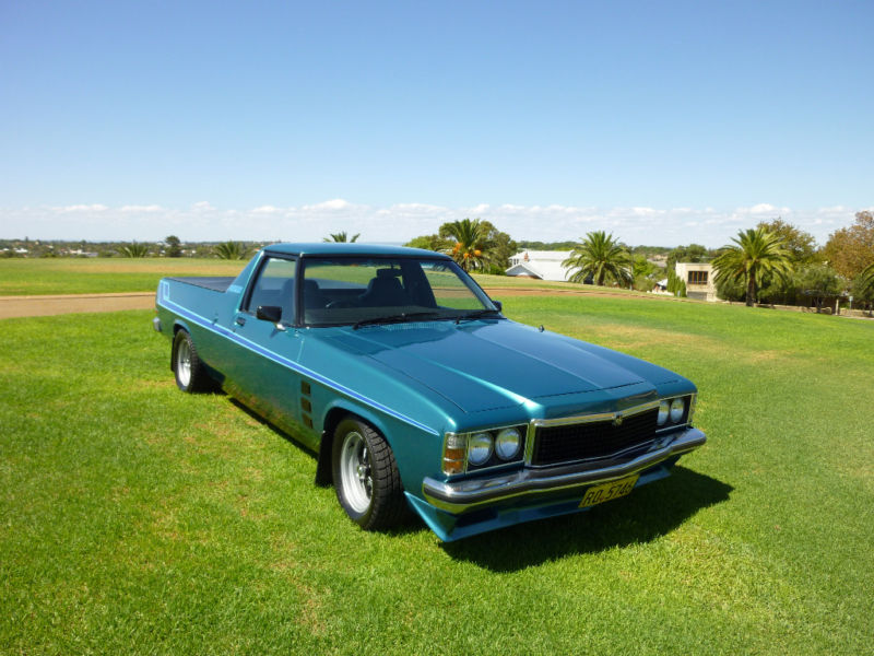 HZ Holden in Caribbean Turquoise Met — Sandman Coupe Utility