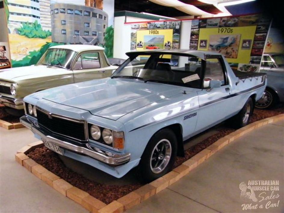 HZ Holden in Opaline Blue — Sandman Coupe Utility