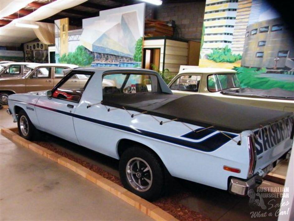 HZ Holden in Opaline Blue — Sandman Coupe Utility