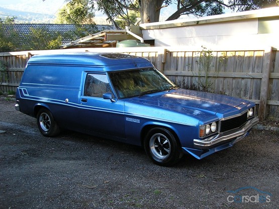 HZ Holden in Windsor Blue Met — Sandman Panel Van