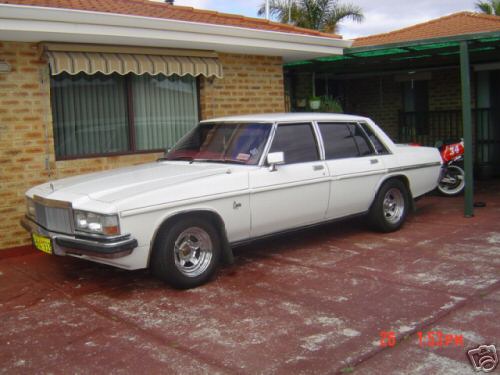 WB Holden in Alpine White — Caprice Sedan
