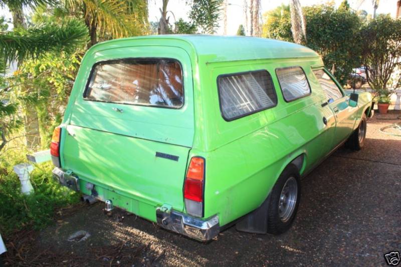 WB Holden in Panama Green — Panel Van