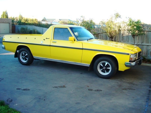 WB Holden in Tulip Yellow — Coupe-Utility