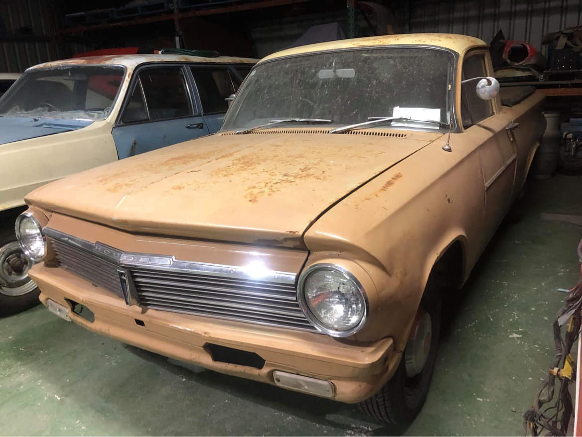 EH Holden in Cane Yellow — Coupe-Utility