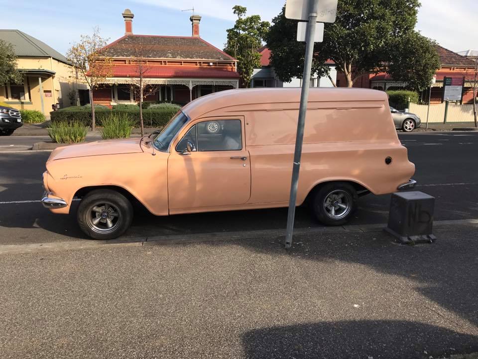 EH Holden in Quandong (peach) — Panel Van
