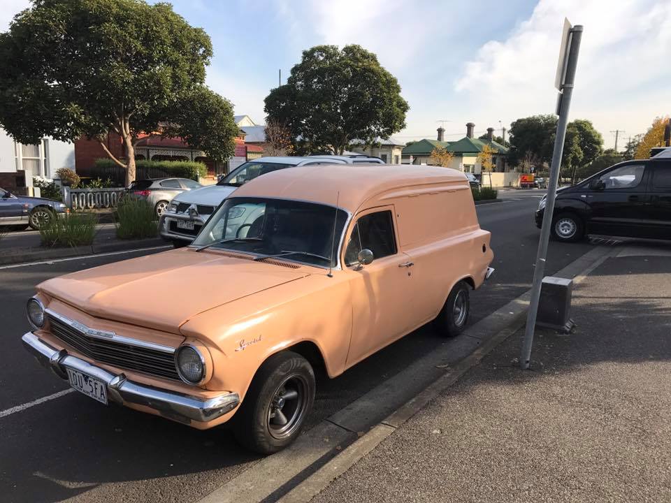 EH Holden in Quandong (peach) — Panel Van