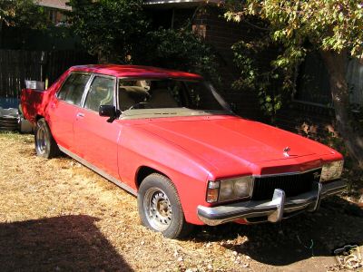 HJ Holden in Cortez Red Met — Statesman Caprice Sedan