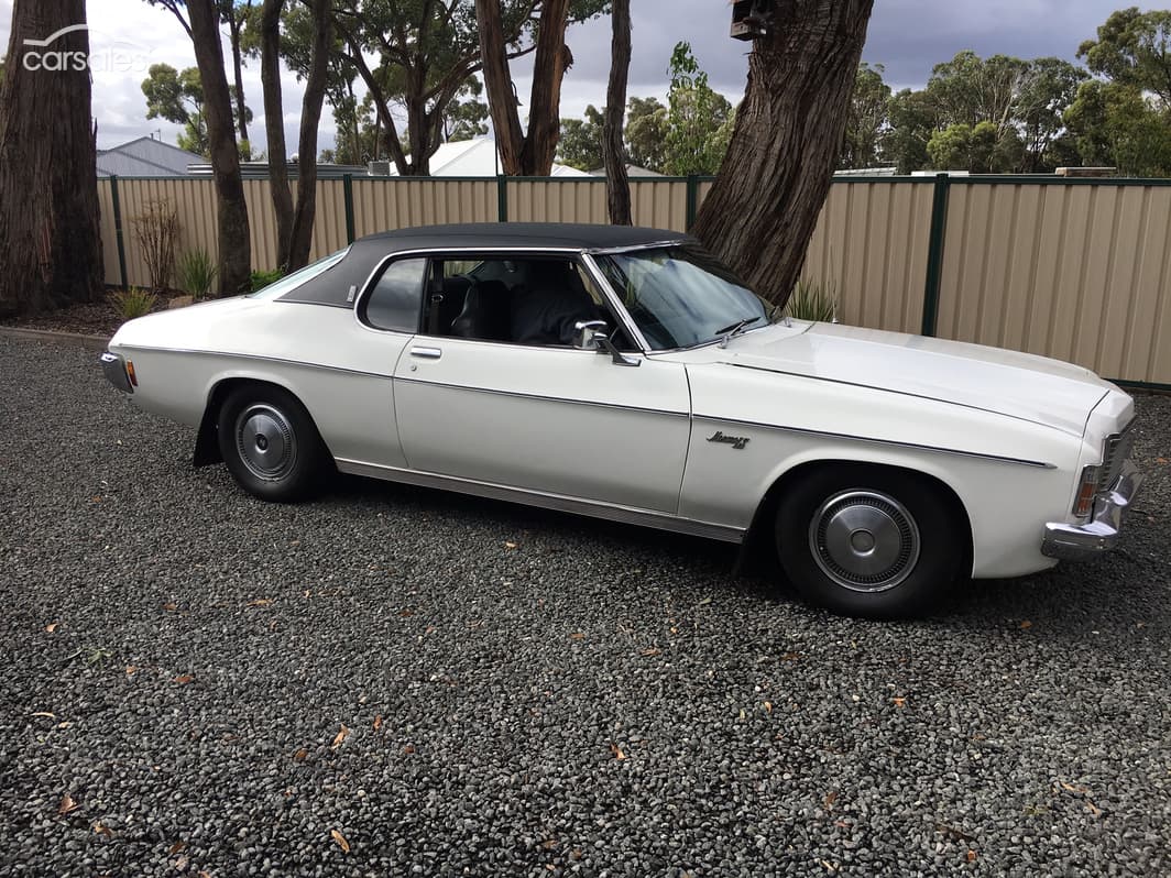 HJ Holden in Cotillion White — Monaro LS Coupe