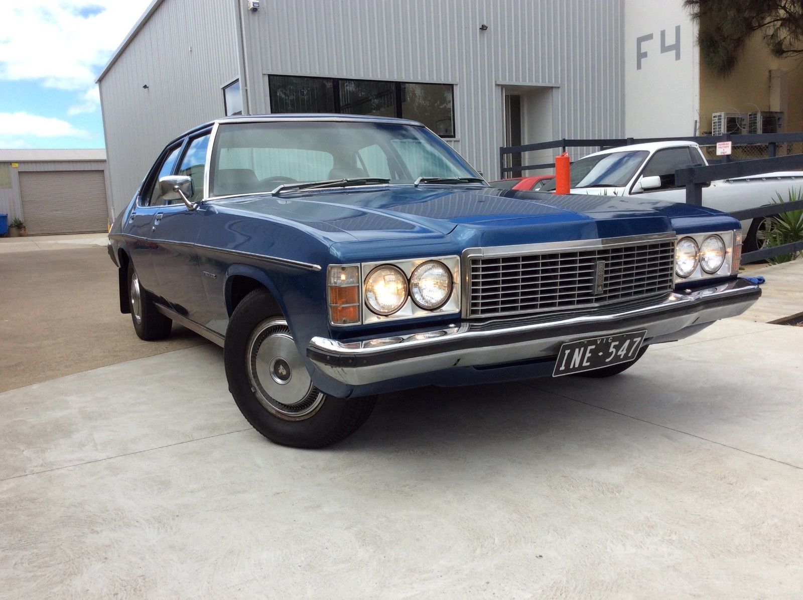 HJ Holden in Deauville Blue Met — Premier Sedan