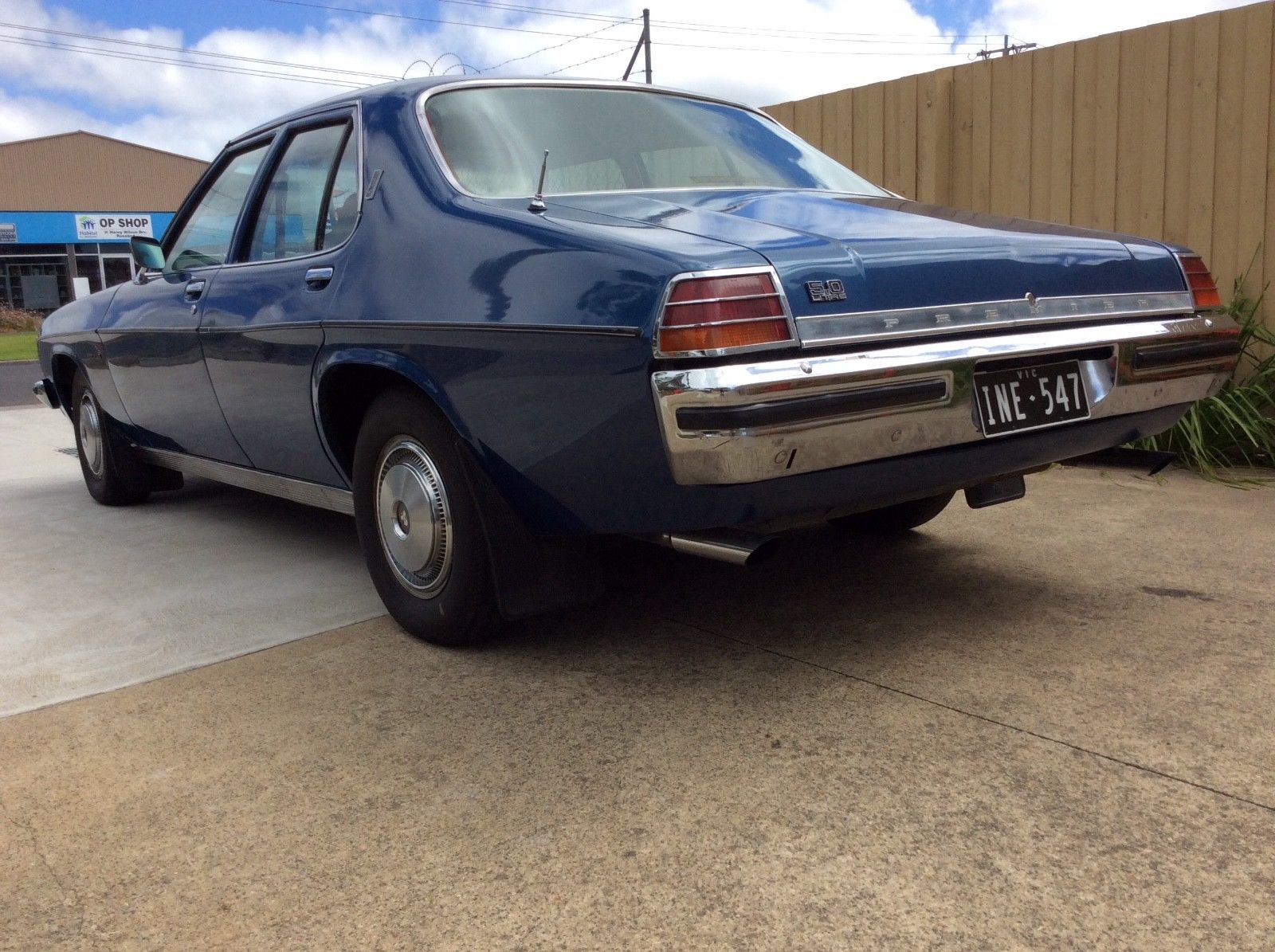 HJ Holden in Deauville Blue Met — Premier Sedan