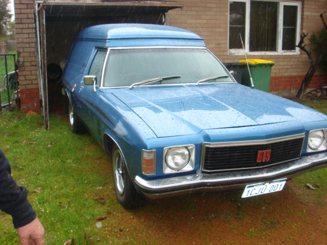 HJ Holden in Deauville Blue Met — Sandman Panel Van