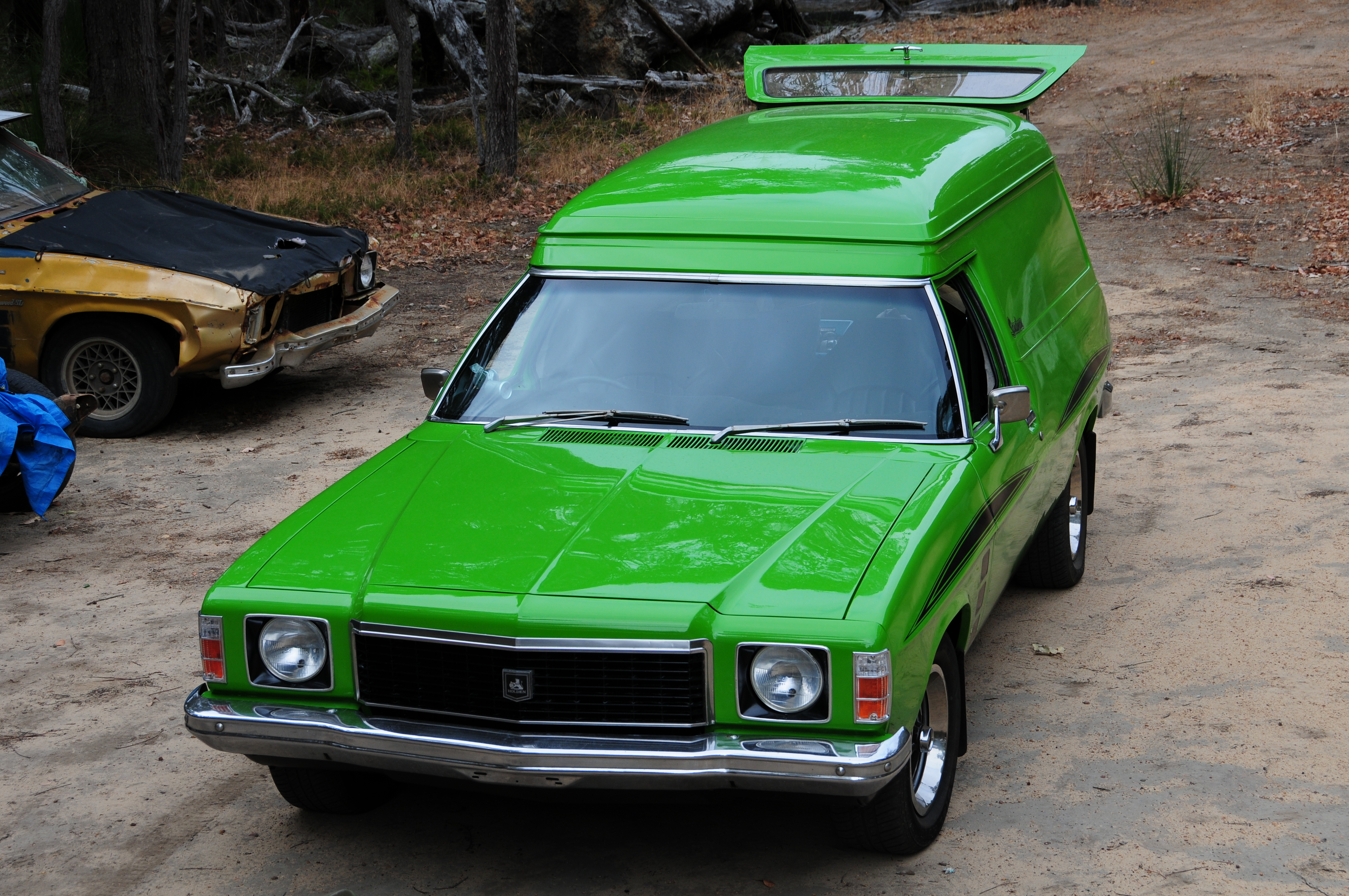 HJ Holden in Jamacia Lime — Sandman Panel Van