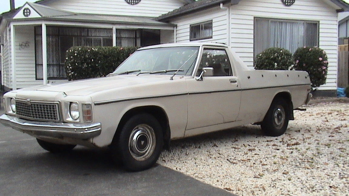 HJ Holden in Kiewa Grey (State Electricity Commission. Vic) — Kingswood Coupe Utility