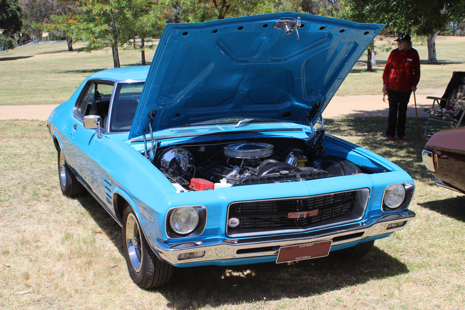 HQ Holden in Brooklands Blue — Monaro GTS Coupe