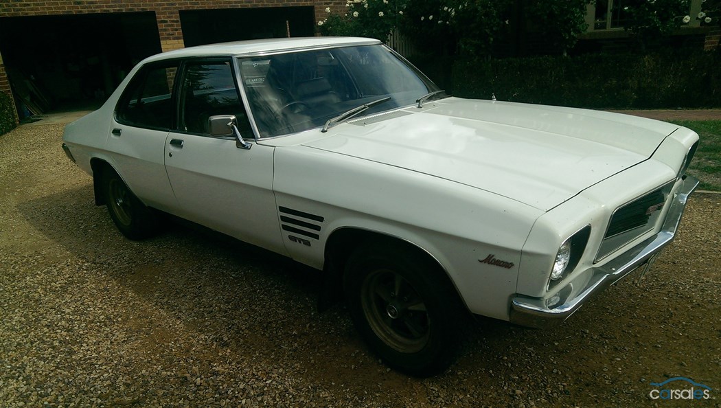HQ Holden in Cotillion White — Monaro GTS/4