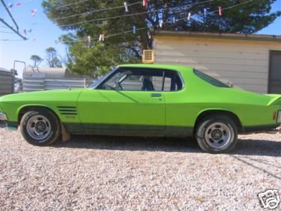 HQ Holden in Lina Mint — Monaro GTS Coupe