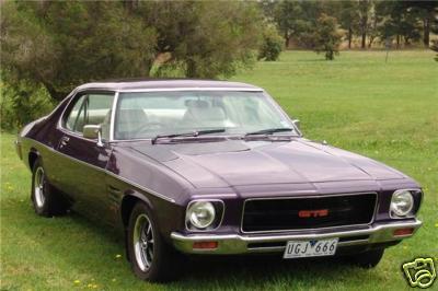 HQ Holden in Royal Purple — Monaro GTS Coupe