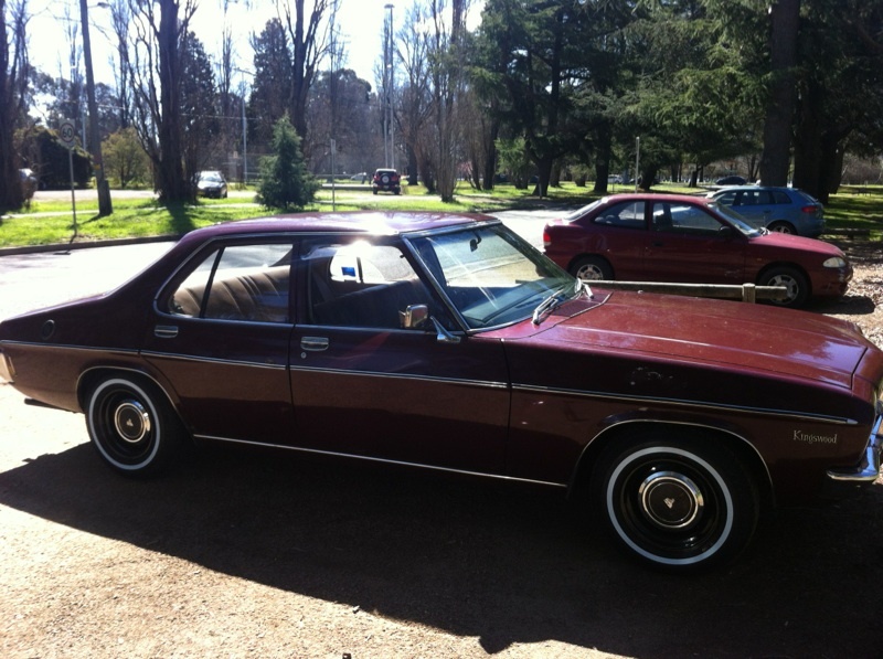 HQ Holden in Egmont Maroon Met